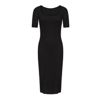 The Shapewear Dresses Workwear Square Neck Midi